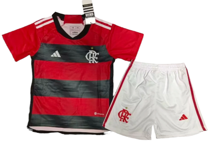 Conjunto - Flamengo  Camisa + Calção infantil 2023/24