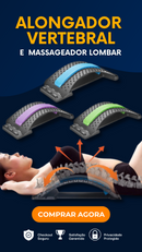Alongador Vertebral e Massageador Lombar