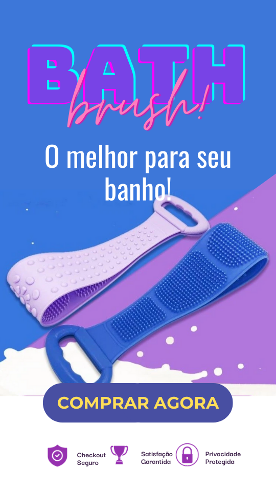 Bath Brush - Esponja de Silicone Para Banho