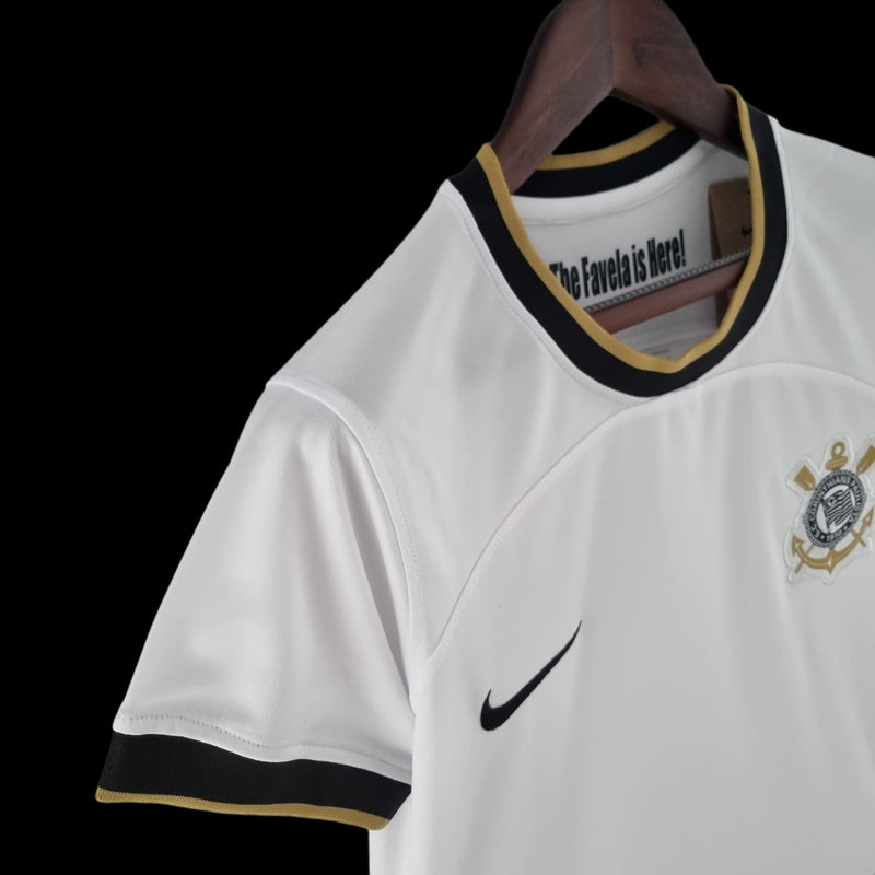 Camisa do Corinthians Feminina 22/23 Versão Torcedor ( Branca )