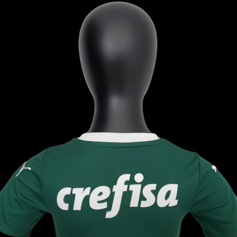 Conjunto - Palmeiras Camisa + Calção infantil 2023/24  ( Verde )