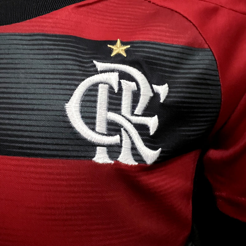 Conjunto - Flamengo Camisa + Calção infantil 2023/24 ( Vermelho )